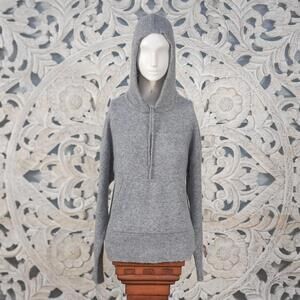J.Crew Gray Merino Wool Alpaca Blend Sweater Hoodie Women’s M